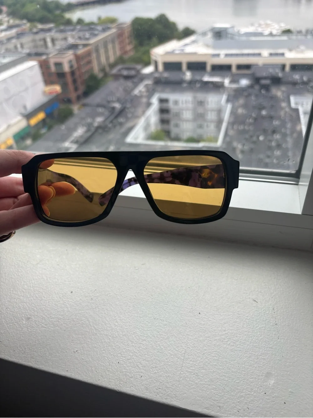 Prada statement rectangular